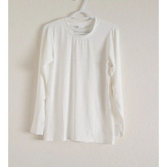 Zyia Chill Longsleeve Mesh Running Shirt in White Size M - Picture 10 of 11